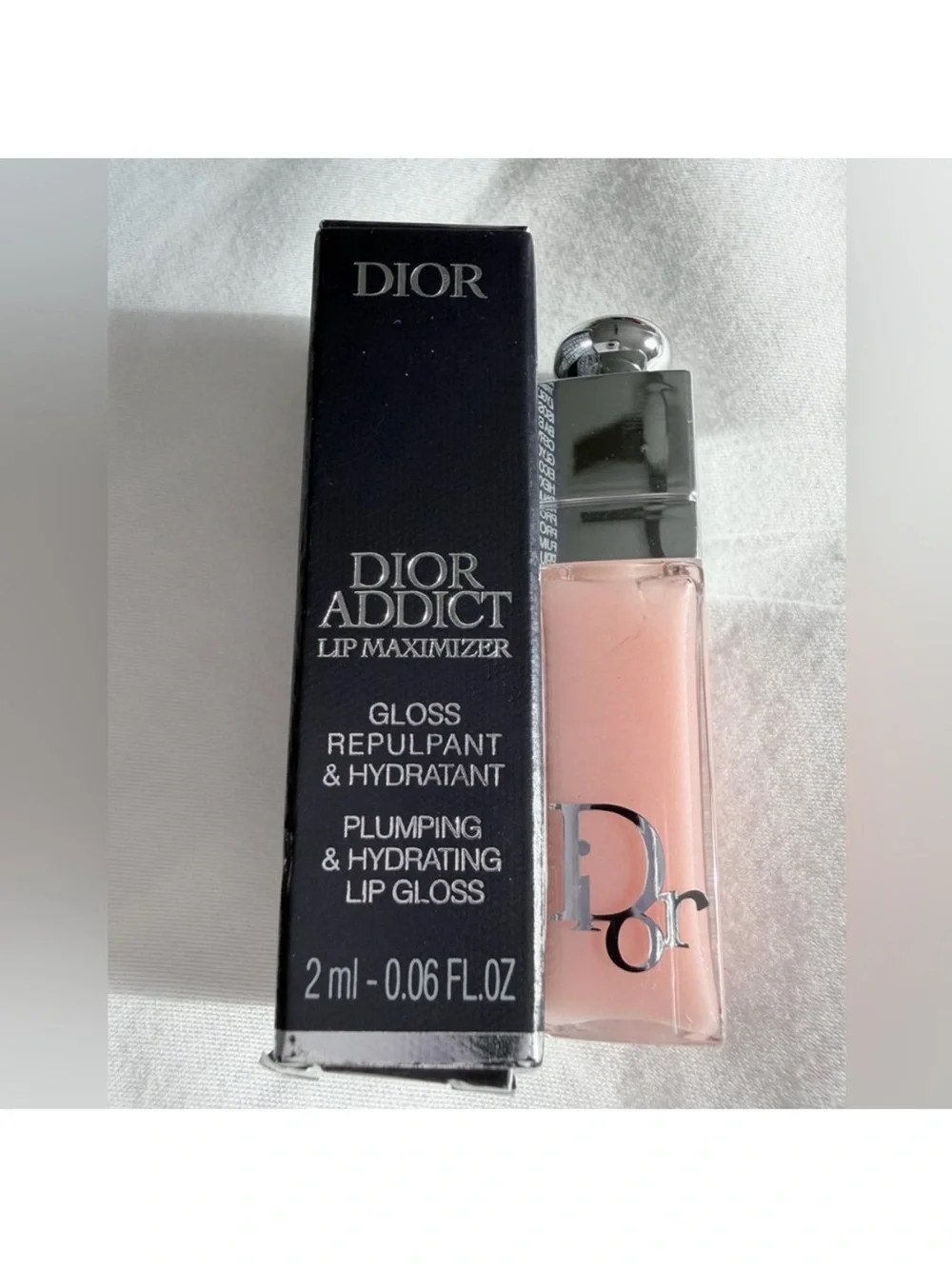 Dior Addict Lip Maximizer Plumping Lip Gloss 001 Pink TRAVEL SIZE